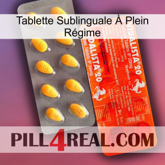 Tablette Sublinguale À Plein Régime new01